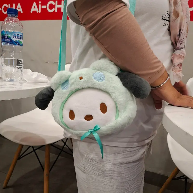 Tas slempang bulu/Tas slempang cewe bulu/Tas cewek lucu/Tas cewek bulu halus Selempang Wanita Slingbag 2