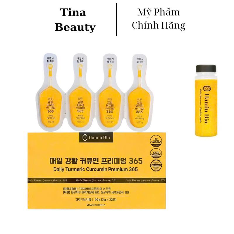 Tinh Chất Nghệ Nano Curcumin Hamin Bio 365 Premium Hộp 32 tép