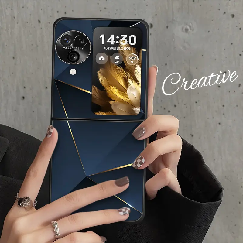 Folding screen anti-fall all-inclusive protective cover for oppo find n3 flip mobile phone case integrated soft shell