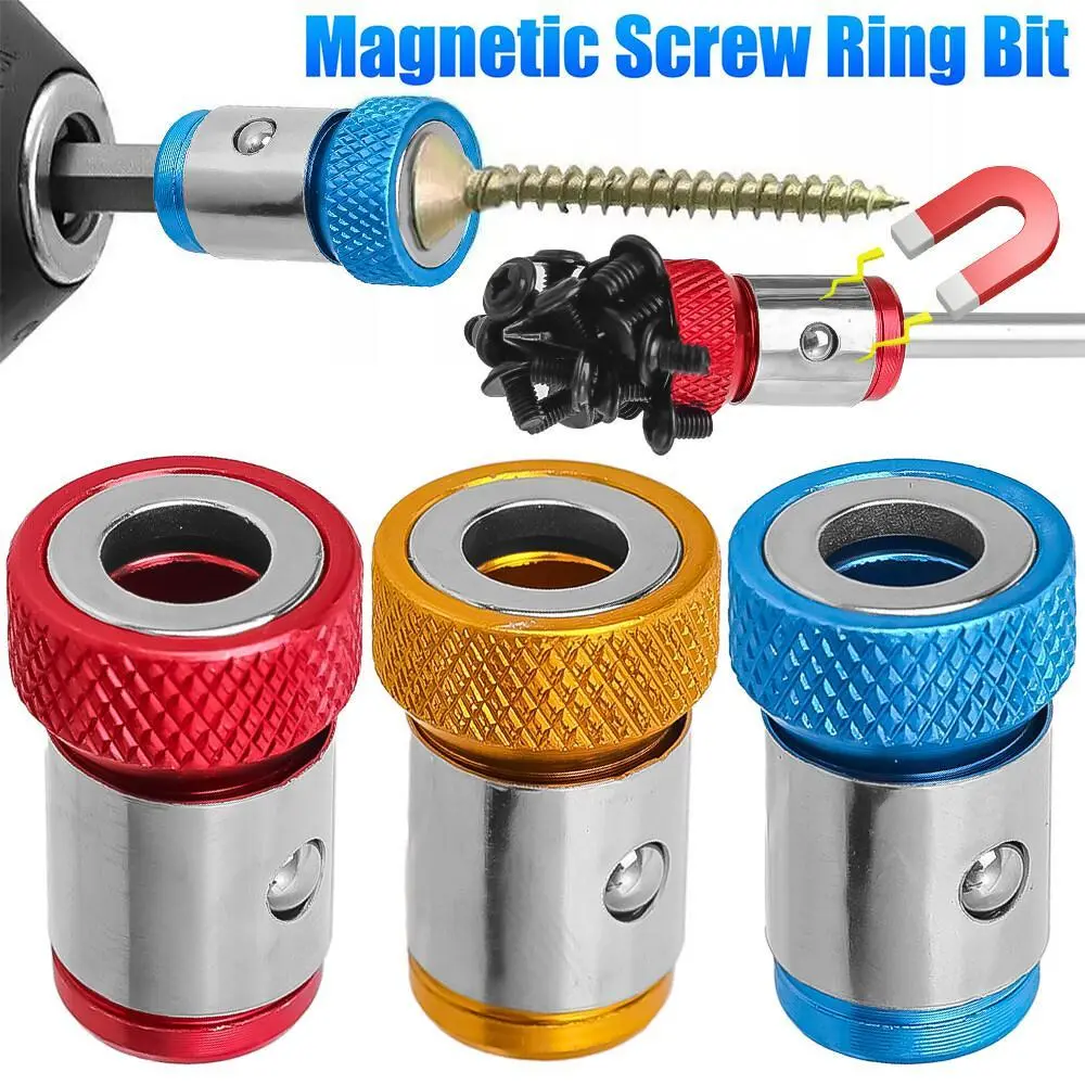 Đầu tuốc nơ vít, Giá đỡ bit từ tính, Vật liệu hợp kim, Vòng từ tính điện, Đầu tuốc nơ vít Thông Dụng Phụ kiện kim loại, Miễn phí giao hàng đến nhà