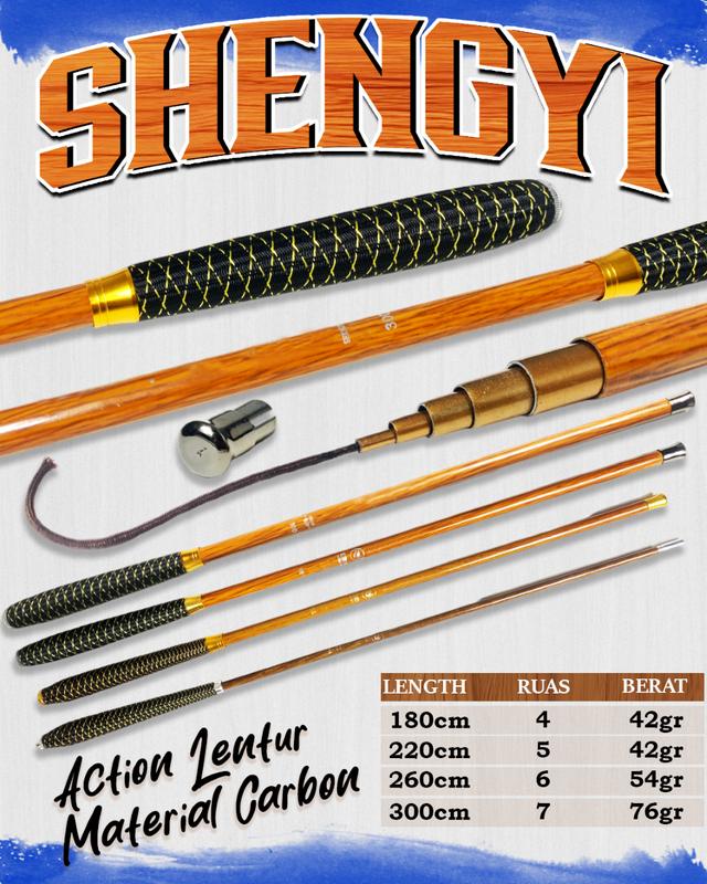 Joran Pancing Tegek Shengyi Microfishing Action Slow Lentur Zhengyi Lure joran pancing 0