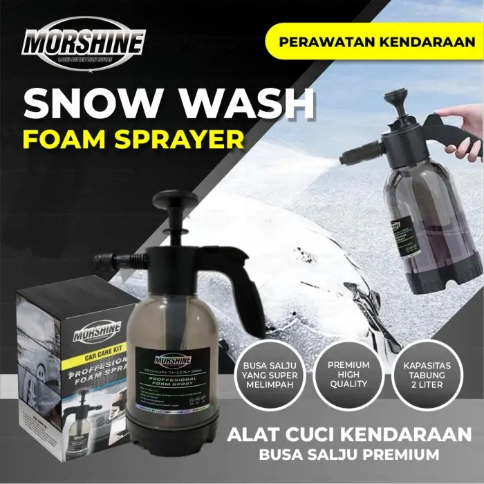 Sprayer Alat Semprot Salju Cuci Motor Mobil Snow Wash Manual Premium 2L Pompa Car 0
