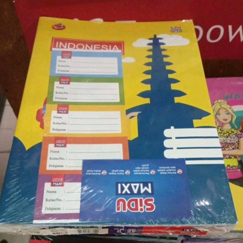 Sinar Dunia Buku Tulis SIDU MAXI Ukuran Boxi B5/ 42 Lembar - Jual Pak ( isi 5 ) 4