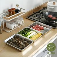 Gambar EN LIVING Stainless Steel Dumpling Box / Kotak Penyimpanan / Kotak Makanan / Storage Box / Kotak Multifungsi dari EN LIVING Kota Bandung 2 Tokopedia