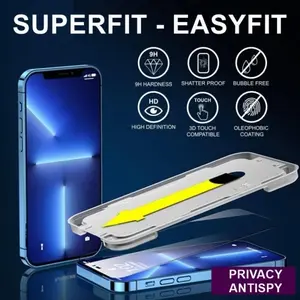 Tempered Glass  Anti Gores Magic Glass SUPERFIT Iphone 17 17air 16 16e 15 14 13 13mini 12 12mini 11 Xs Xr X Pro Plus Promax Spy Privacy & Clear