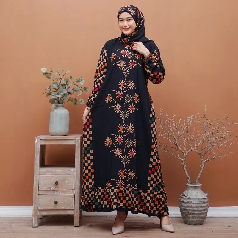 Gamis Set Hijab Setorjoan Jumbo 1