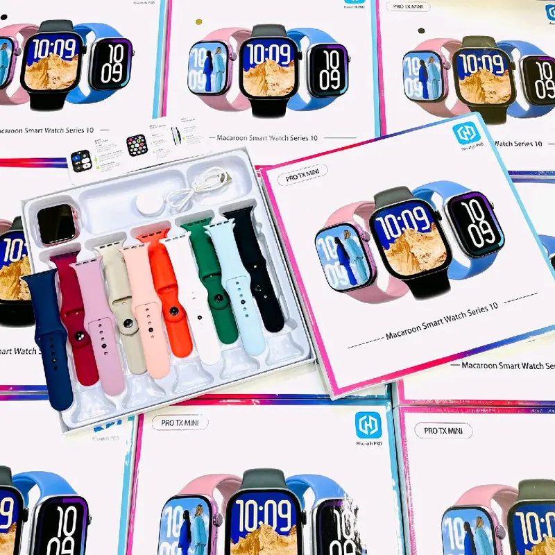 SMARTWATCH Series 10 Pro Tx mini free 10 strap /tali, bluetooth call, kalkulator 0