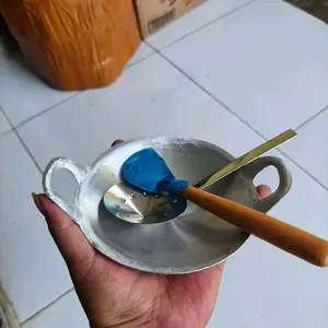 WAJAN MINI MAINAN UKURAN DIAMETER 13cm Tambah Sutil dan Susuk Serabi Kucur Kerak telor Wajan mainan anak