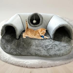 フェルト製の猫用穴やトンネル、多機能の猫用ベッド、快適な猫ソファ、インタラクティブな猫用おもちゃ、猫用のバスケットとクッションで、遊びが尽きない