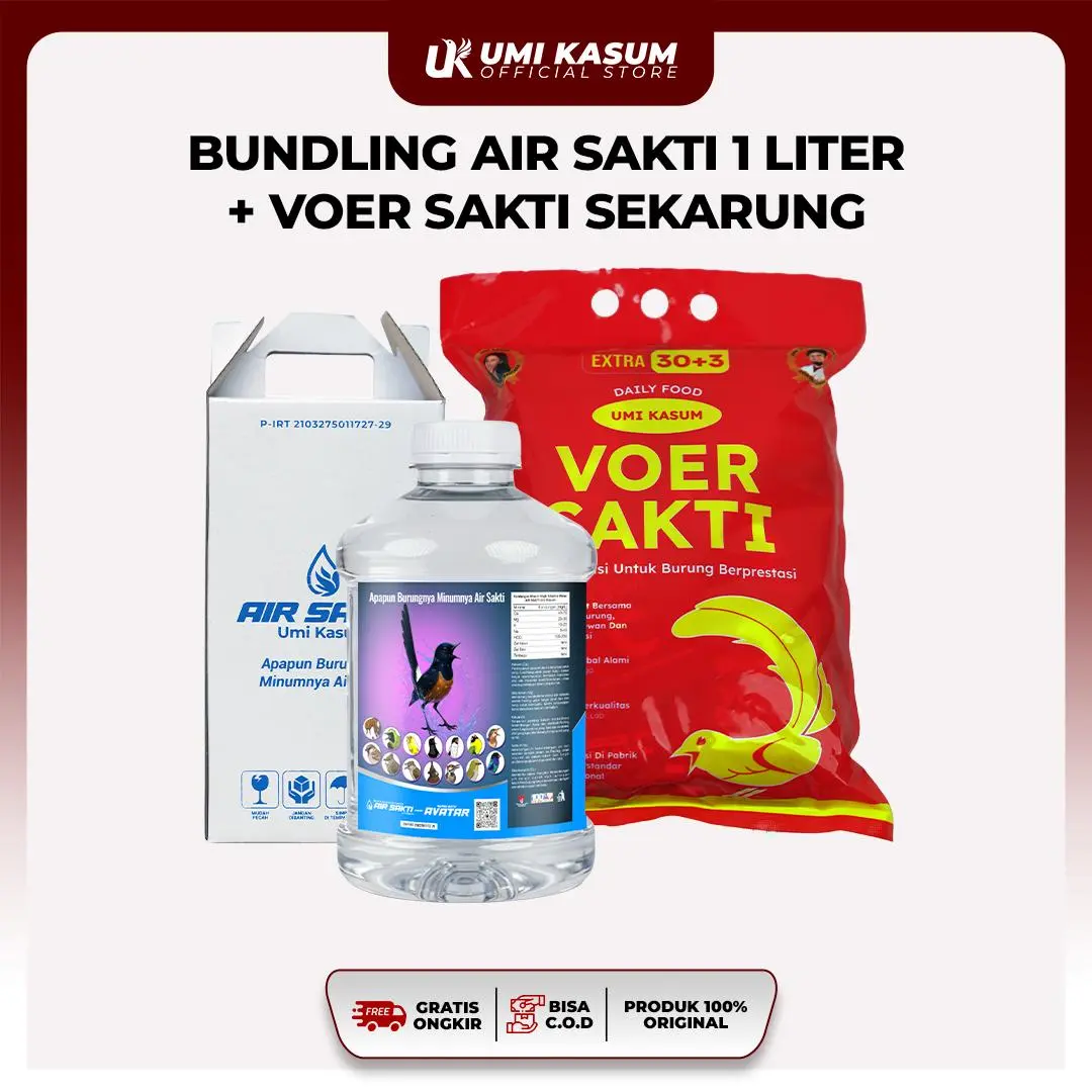 Voer 1 Karung+AS 1 Liter