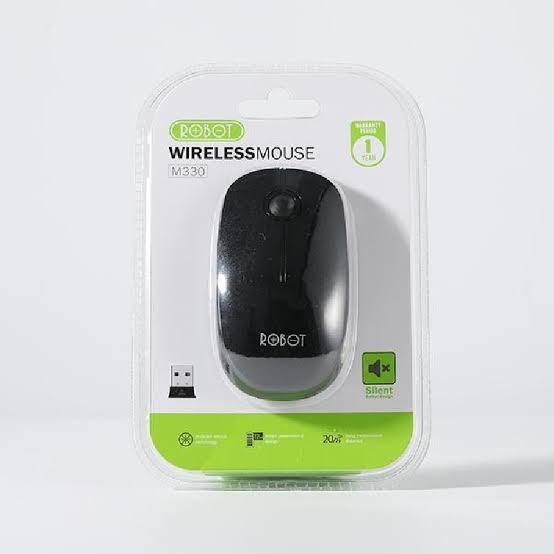 Mouse Nirkabel Robot M330 - Mouse Komputer Ergonomis dengan Fitur Lengkap - Computer 2
