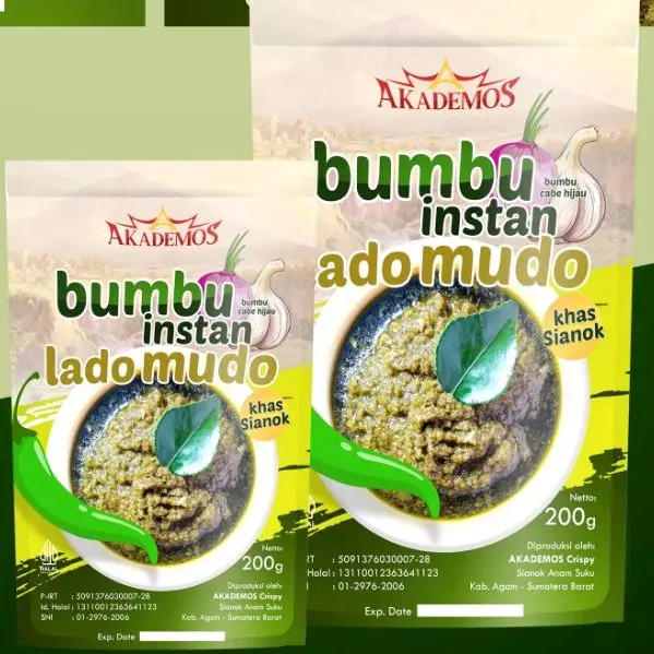 Bumbu Instant Lado Mudo Cabe Ijo Cabe Hijau 300gr