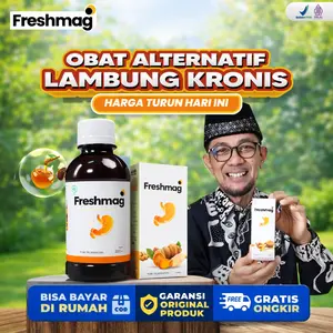 Madu Freshmag Original ( Honey Syrup ) yang mengandung bahan pilihan seperti Madu Hutan & Ekstrak Kunyit | BPOM & HALAL