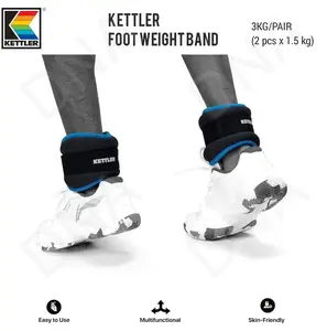 Foot Weight Band 3KG/PAIR Neoprene Hook and Loop KETTLER - ORIGINAL
