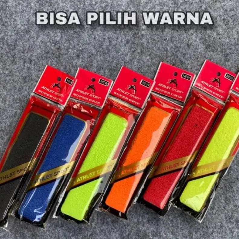 TOWEL GRIP ATHLET SPORT GRIP HANDUK RAKET BULUTANGKIS BADMINTON
