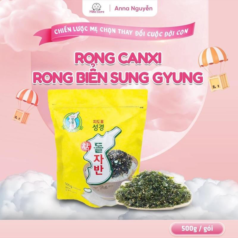Rong canxi Anna Nguyễn - Rong biển Sung Gyung, Rong biển ăn liền vụn rắc cơm, Bổ sung dinh dưỡng cần thiết cho Bé