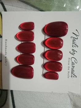 Product Review of Kuku Palsu Cat Eye | Press On Nails | Custom Fake Nails | Hand Made | Nail Art Murah from a**l 1