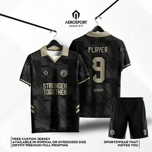 Jersey Berkerah TRUVEN Aerosport Futsal Bola Bisa Satuan Full Printing Dryfit Premium