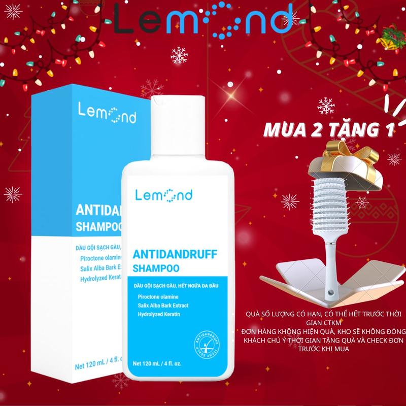 Dầu gội sạch gàu Lemond Antidanruff Shampoo giảm nấm da đầu 120ml 