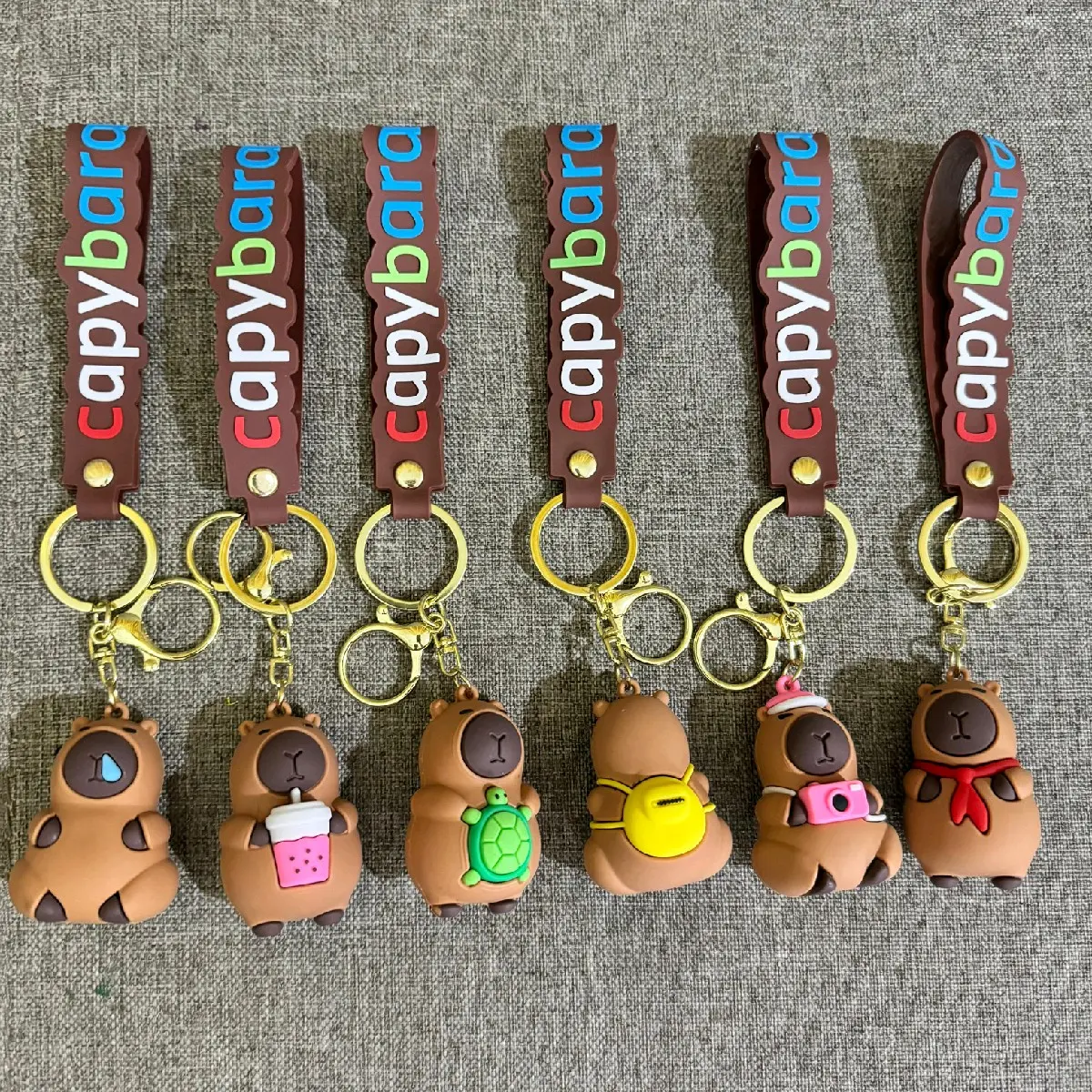 Gantungan Kunci Capybara - Model Terbaru
