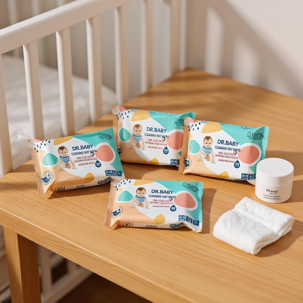 Dr. Baby Tisu Basah Bayi 80 Series 10 Pcs Kualitas Terbaik untuk Kebersihan Bayi Anda Wajah Tissue Mini Travel Motif Ganti Popok Balita Bash 24 Bulan Wipes