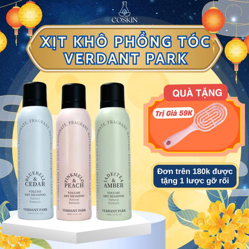 [TẶNG QUÀ] VERDANT PARK Xịt khô phồng tóc, dầu gội khô hoa quả thiên nhiên | COSKIN Nữ Women