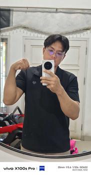 Product Review of Polo Motion Knit - All In Chris Putra - Premium Mango Knit T-Shirt Pria Oversize Baju Knit Pria Casual Comfortable from D**s 1