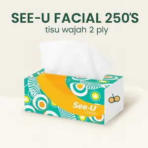 SEE U FACIAL TISSUE 250 Sheets 2 Ply – Tisu Wajah Tebal Halus