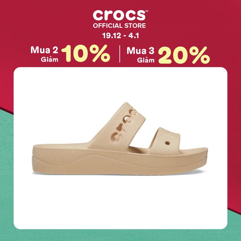  Dép Xăng Đan Nữ Crocs Baya Platform - Chai - 208188-212 