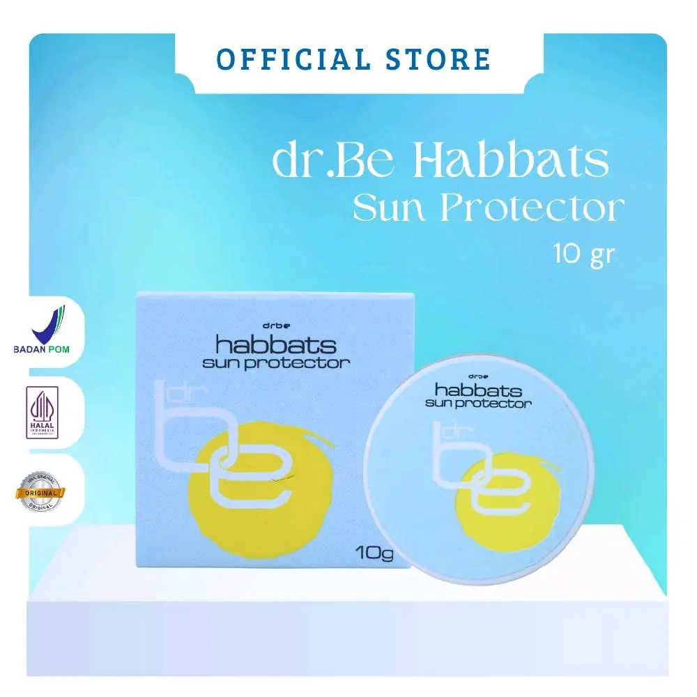 Dr be glow habbats sun protector Semua Jenis Kulit