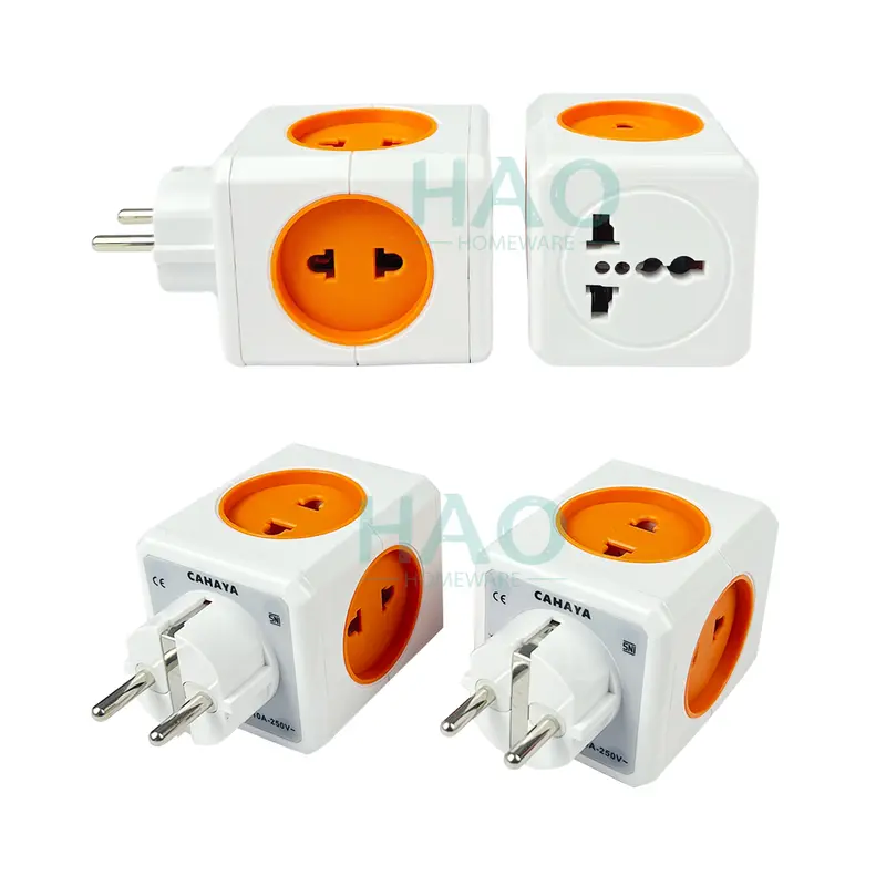 [HAO] Steker T Arde 5 Lubang / CAHAYA SC-395 & SC-395 USB / Steker Berkualitas SNI 3