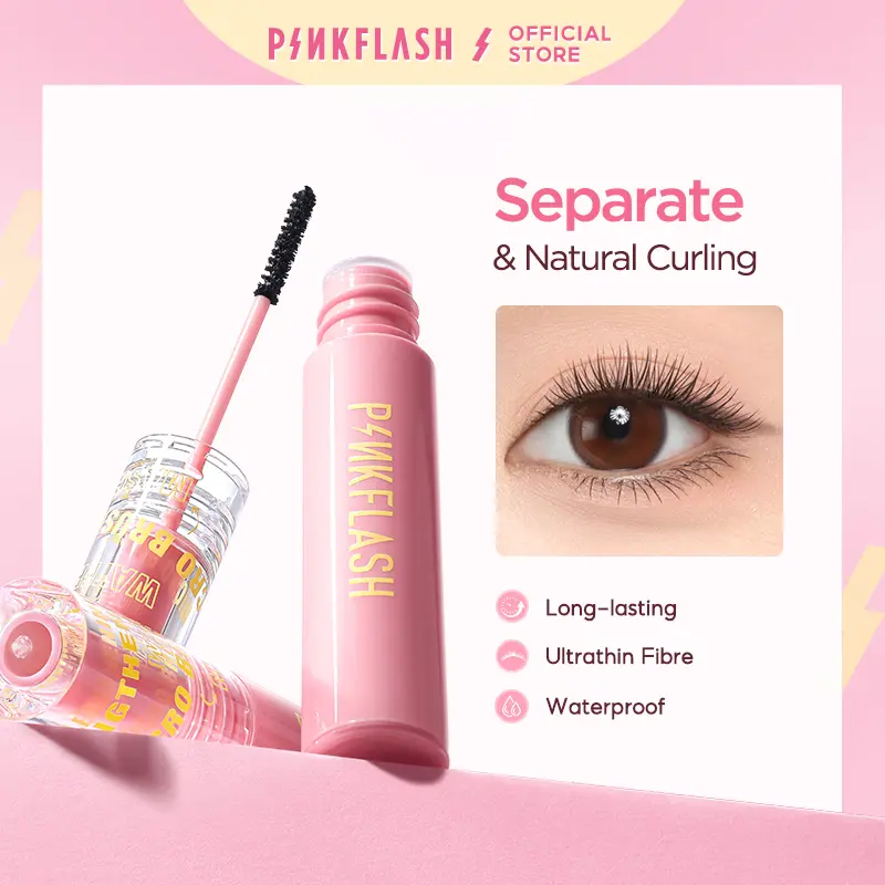 [Official] PINKFLASH OhMyWink Maskara Limitless Eyelash Panjang Keriting Tahan air Maskara kurus Lengkungan alami PFE10