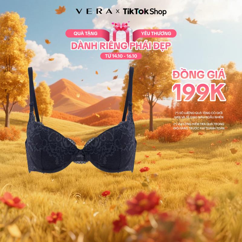 [XẢ KHO] Áo lót Nữ Misaki Cup mút dày  phối dây lưng ren - 8310 Bra Women