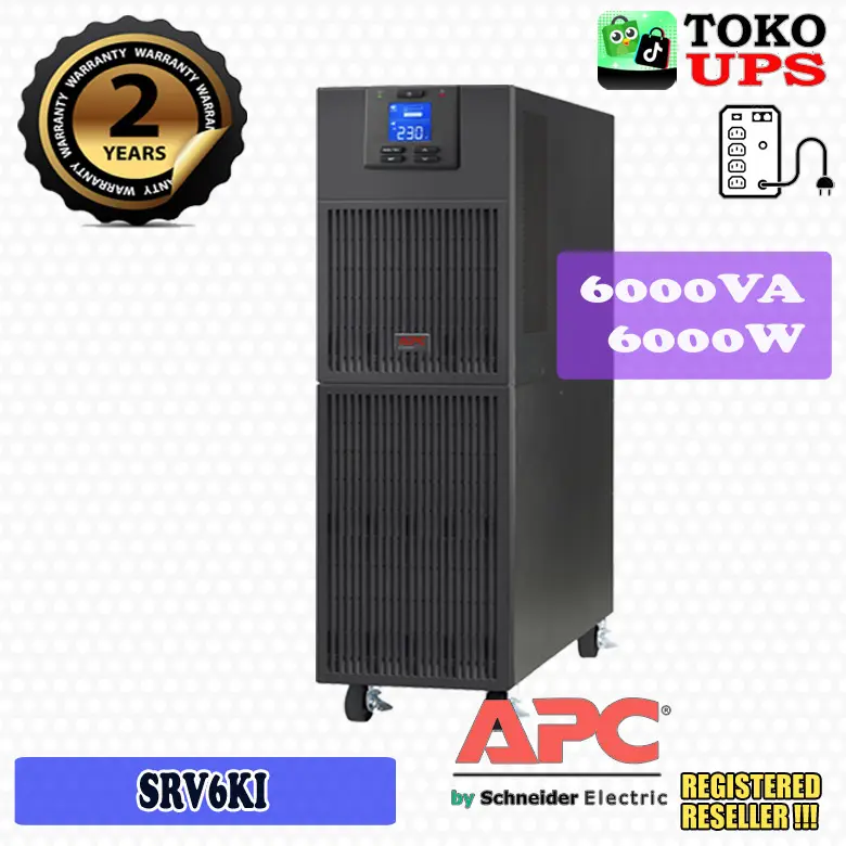 UPS APC SRV6KI SRV6000 6000VA 6000W Double-conversion On-line UPS