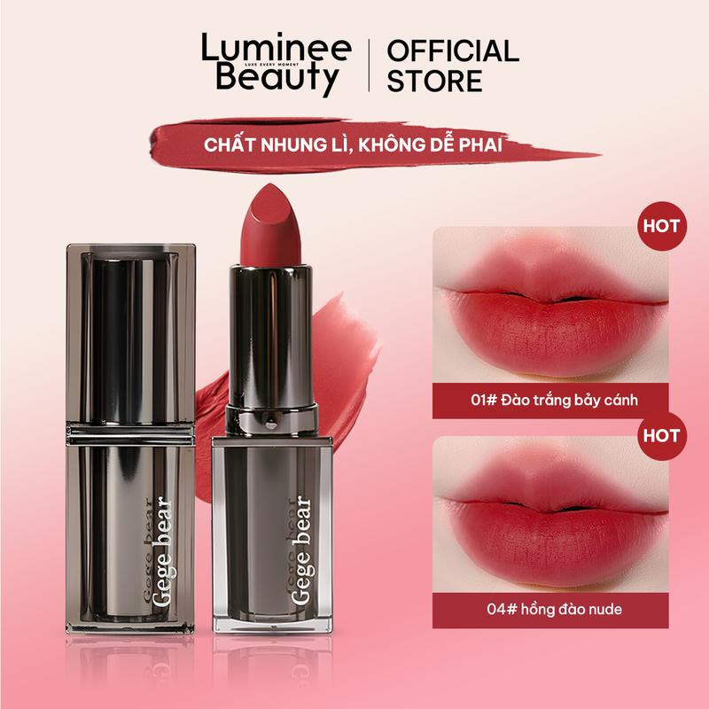  Son lì Lâu trôi Kết cấu dạng mousse Mềm mại như sô cô la Nhanh phai Mỹ phẩm dành cho nữ B14 