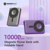 Gambar Micropack Power Bank Wireless Magnetic 1 in 1 10.000 mAh - Fast Charging 22.5 watt - CCC - Stand - Powerbank 10000 - WPB-310 - SFI Group - GREY dari SFI Group Official Store Kota Administrasi Jakarta Pusat 3 Tokopedia