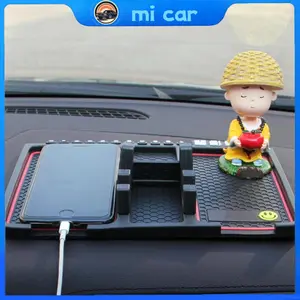 [micar] Holder Hp Mobil Phone Holder Mat Alas Mobil Dashboard 3 in 1 Anti Slip Stand Holder Car Mount