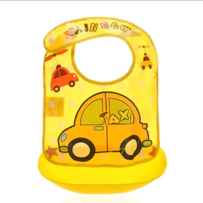 BIB/SLABBER Silikon waterproof/ Celemek makan bayi anti air 3