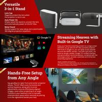 Gambar Proyektor Portable ViewSonic M1X MAX Google TV LED FHD 1080p USB C WiFi Bluetooth - Mini Home Projector dari ViewSonic Indonesia Kota Administrasi Jakarta Barat 5 Tokopedia