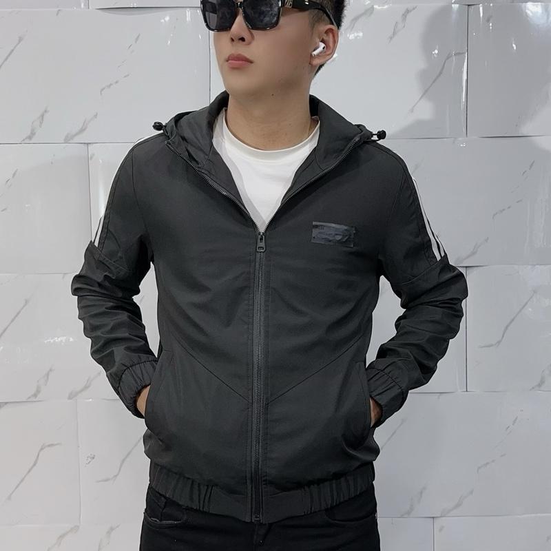 Áo Khoác D-i-0 logo Ngực QC Vải Kaki dày Cao Cấp , Fom Ôm Nam Menswear