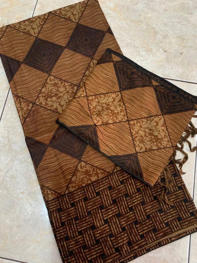 Product Introduction of Kamen  Motif batik  Katun lembaran set selendang 13