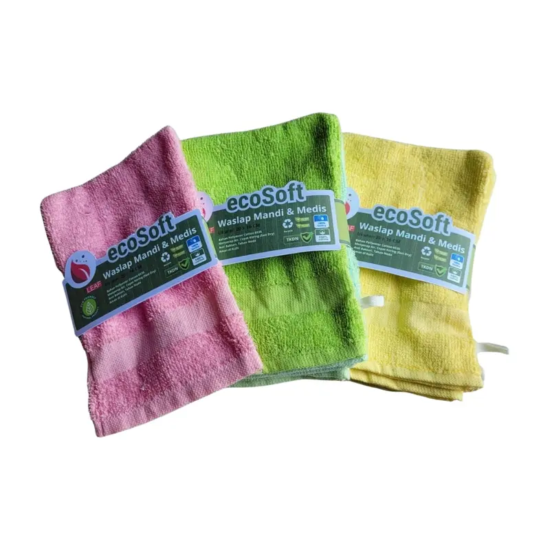 Waslap Ecosoft Eva's Leaf Standar Bayi dan Medis 0