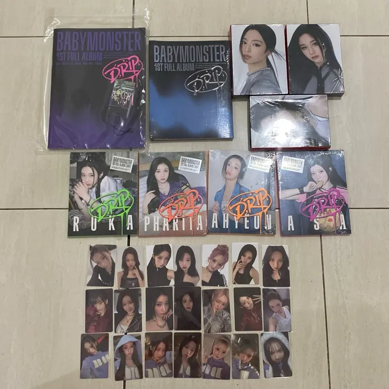 Photocard babymonster lucky draw anniversary spring event off 1