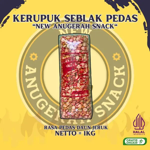 KERUPUK SEBLAK PEDAS 1KG
