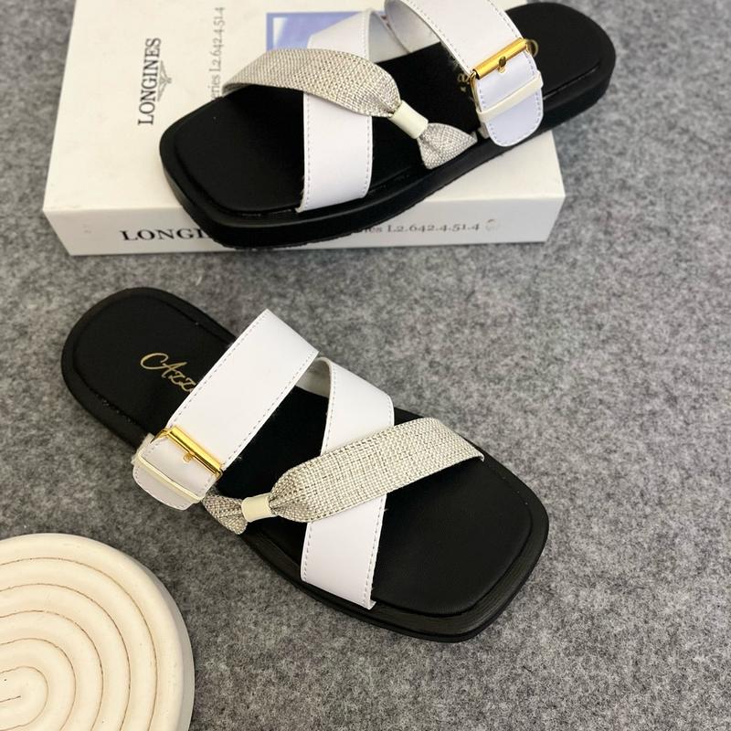 Sendal Selop Silang Sandal Wanita Platform Korea Style Kekinian 3