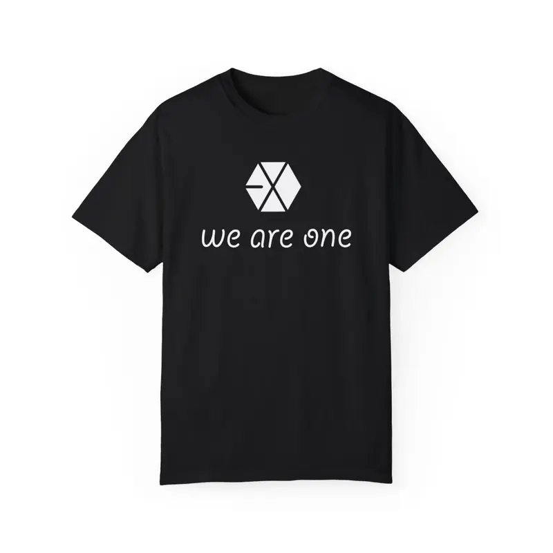 Kaos kpop EXO - Kaos Pria/Wanita EXO-L - Kaos Katun Combed 24s Tema K-POP 1