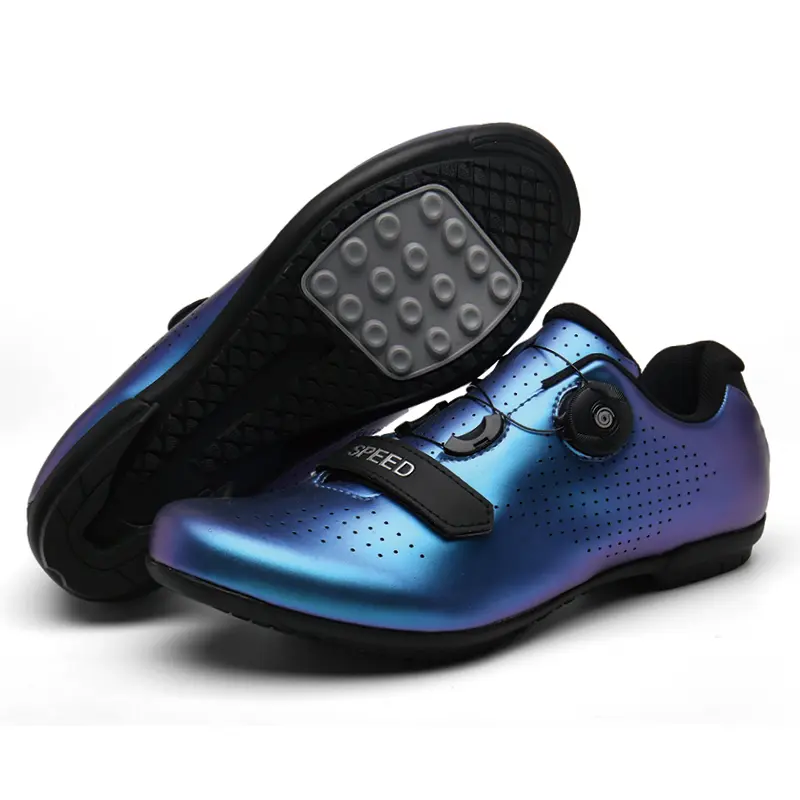 Road Bike Shoes Lock-free Riding Shoes Men's Mountain Bike Bicycle Shoes Lock Shoes Cycling Breathable Casual Shoes Hard Bottom Size 36-47
