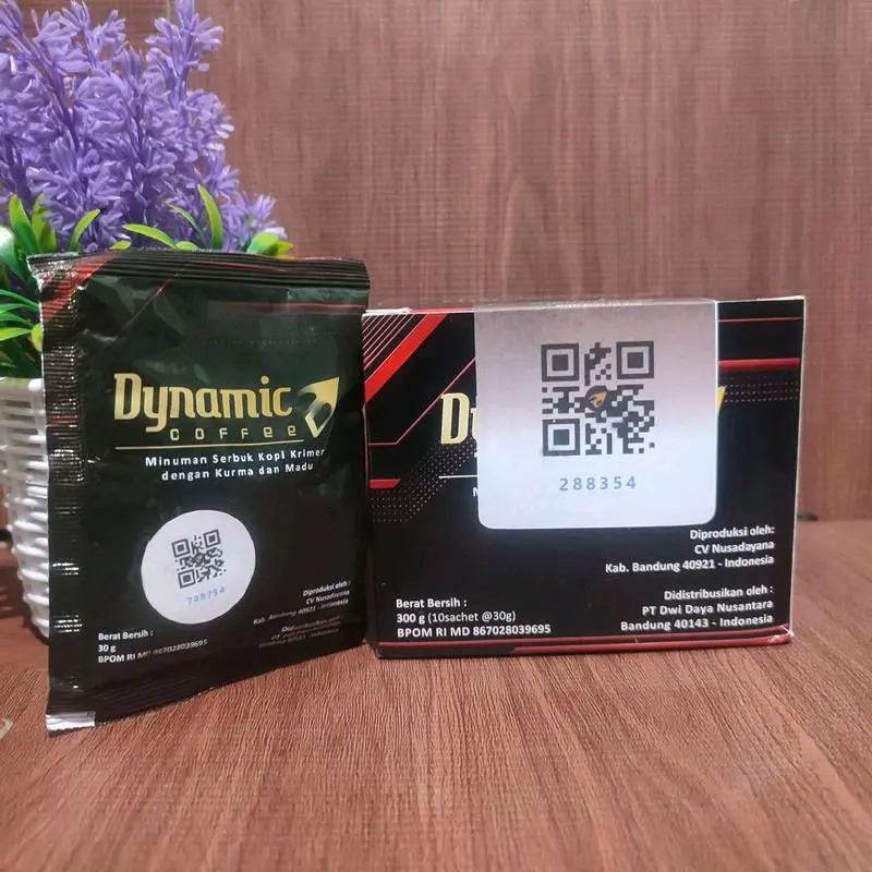 Madu bubuk kopi ginseng dynamic ecer minuman pria dewasa BPOM