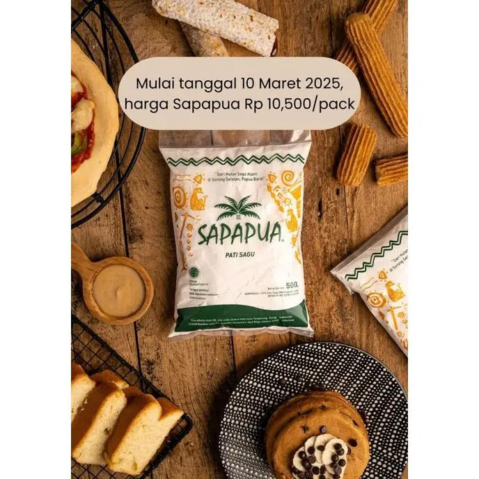 SAPAPUA (TEPUNG SAGU DARI PAPUA) 500 GRAM 0