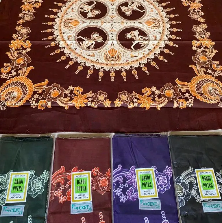 Paket Murah 5 pcs Taplak Batik Taplak Meja Warna Campur untuk Tamu dan Kantor 1